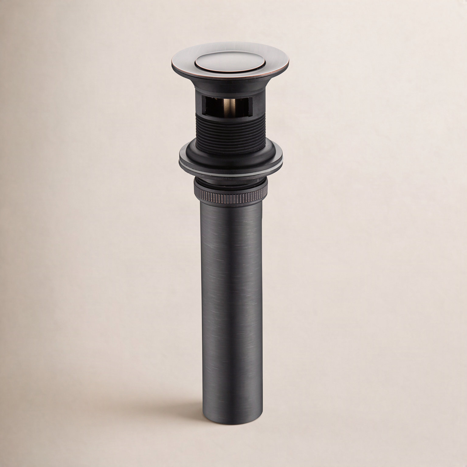 Pop-Up Bathroom Sink Drain with Overflow, Oil Rubbed Bronze