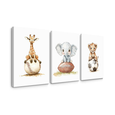 3 Piece Wrapped Canvas Print