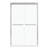 48'' W x 76'' H Frameless Shower Door Double Sliding Shower Door Tempered Glass Bathroom Shower Door-92618913