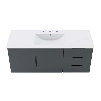 Modway 48" Single Sink Bathroom Vanity Set