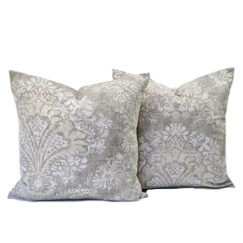 Housse de coussin 100% coton, 19,5 po x 19,5 po