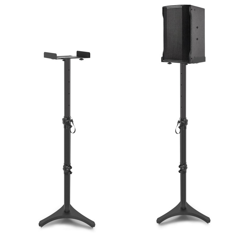 1 Pair Speaker Stands Adjustable Height 78 To 104CM