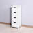 White Multipurpose Cabinet With Functional Drawer Systems For Efficient Organization Freestanding Thoughtful Design