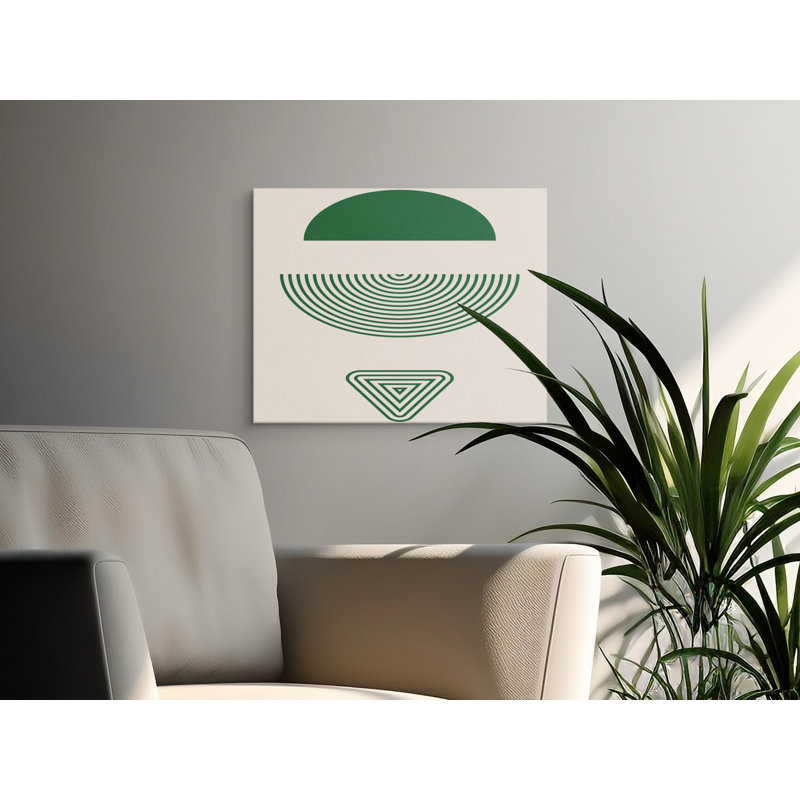 Wrapped Canvas Print Set, 81.28 cm H x 121.92 cm W, Green