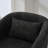 360-Degree Swivel Upholstered Armchair with Accent Pillow-359017597