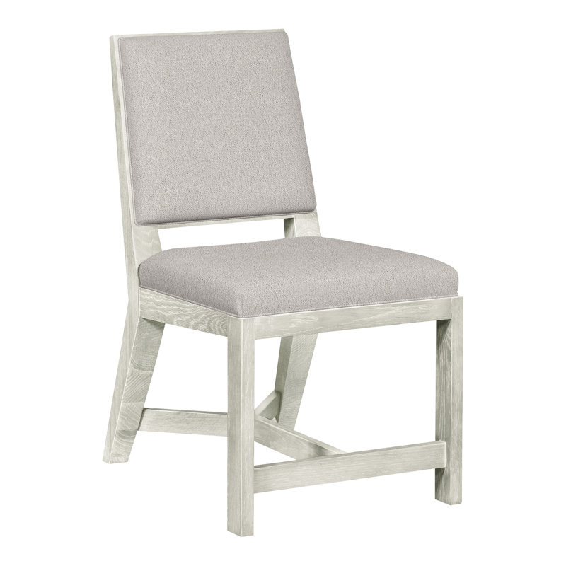 Thom Filicia Home Upholstered Back Side Chair, Wrenn, Navada Granite