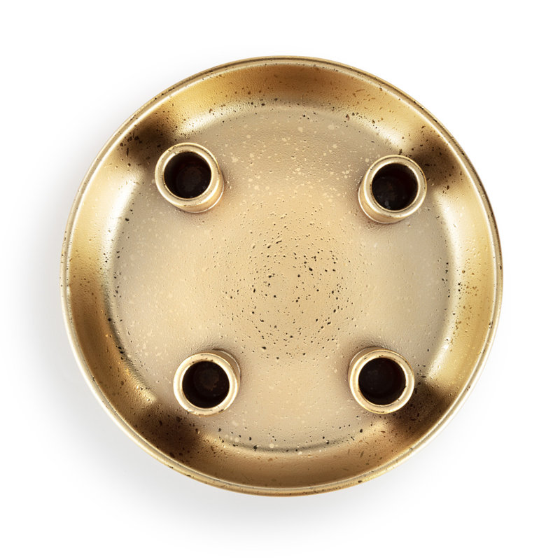 1.5'' H Stoneware Tabletop Candelabra