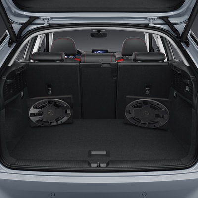 SDX Audio - 6.5" 4-way Car Speaker System Hatchback Boxes - Black