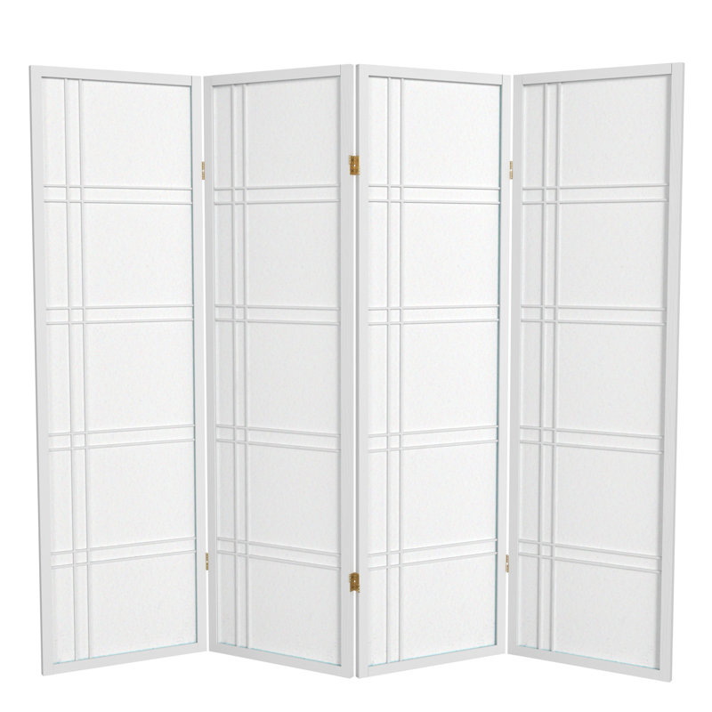 Cloison pliante Keitez, 4, Blanc