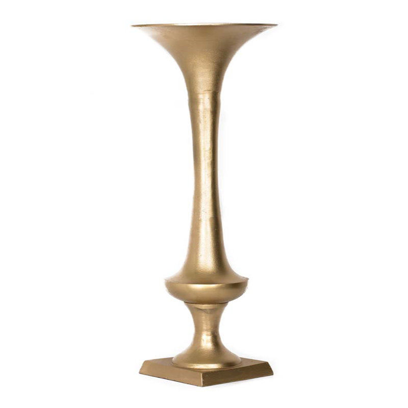 Vase de plancher Shepper, Doré, H 25 po x l 11 po x P 9,5 po