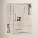 Agape Modern Abstract Ivory Area Rug