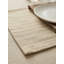Sandy Beige Marina Stripe Indoor Outdoor Placemat
