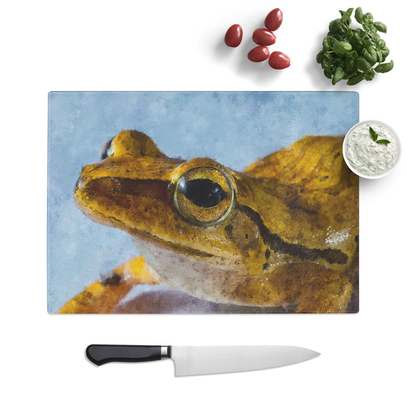Frog Vol.3 Chopping Board, 0.4cm H x 28.5cm W x 39cm L
