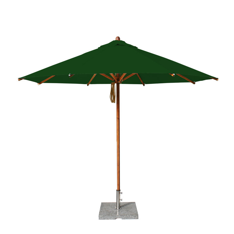 Levante Umbrella, 118" W x 118" D, Suncrylic, Forrest Green Velvet