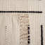 Flore Geometric Handmade Kilim Wool/Cotton Area Rug in Ivory/Black-1233968415