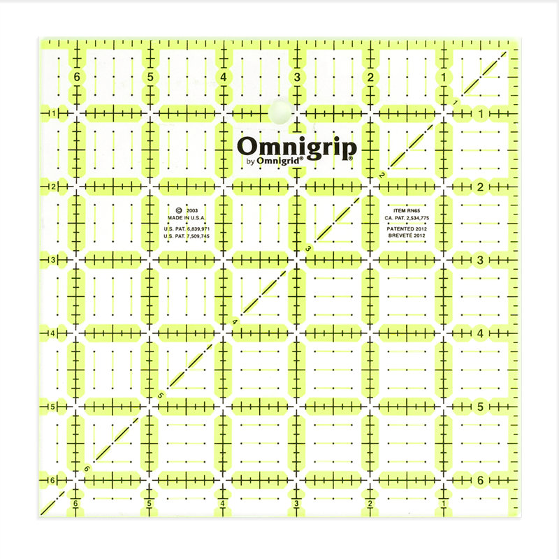 Règle de courtepointe Omnigrip, Vert
