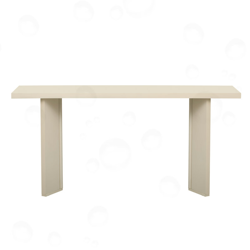 Osgood with Pine Veneer and Geometric Legs, Beige