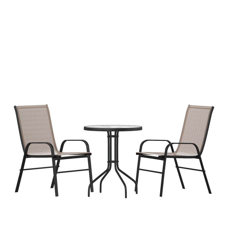 Ensemble de salle à manger 23,75 po Artu, Brun