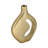 Mercer41 17" Adair Champagne Metal Vase-1252567441