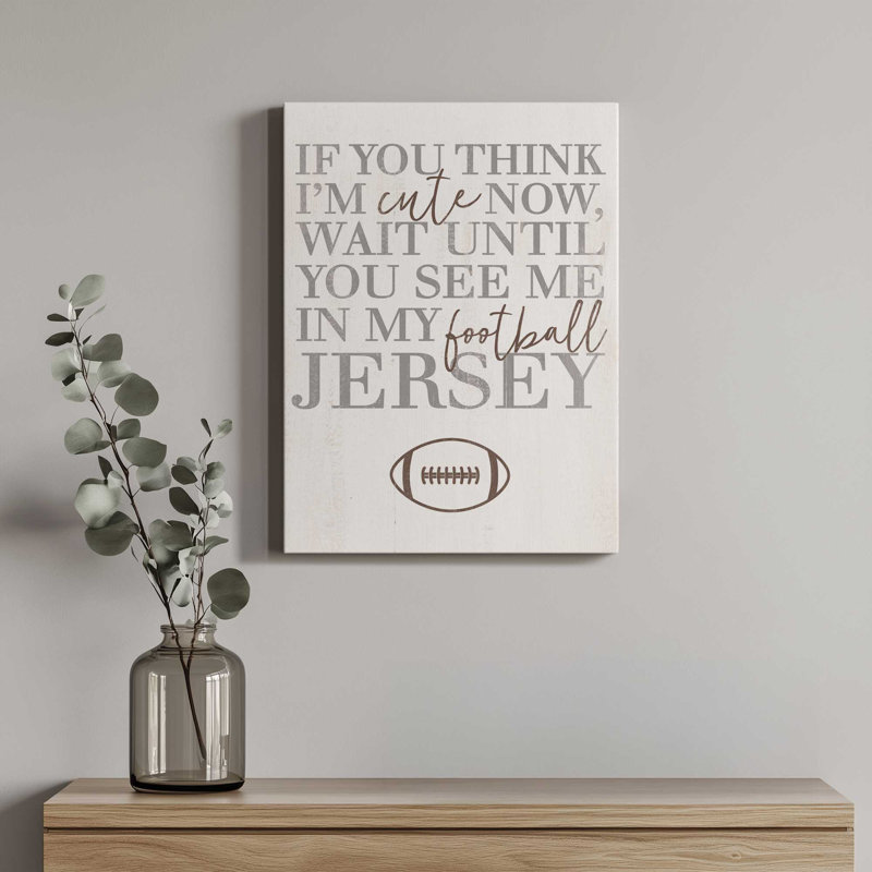 «Football Jersey» par Masey St. Studios, reproduction d'art, L 12 po x H 16 po, Ne s’applique pas, Toile non encadrée