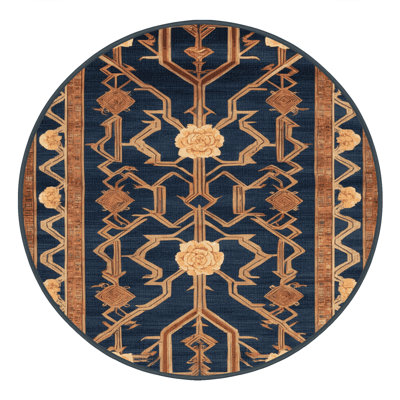 Tapis gris art déco lavable à la machine