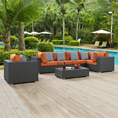 Ensemble modulaire d'extérieur Sunbrella 7 pièces Sojour