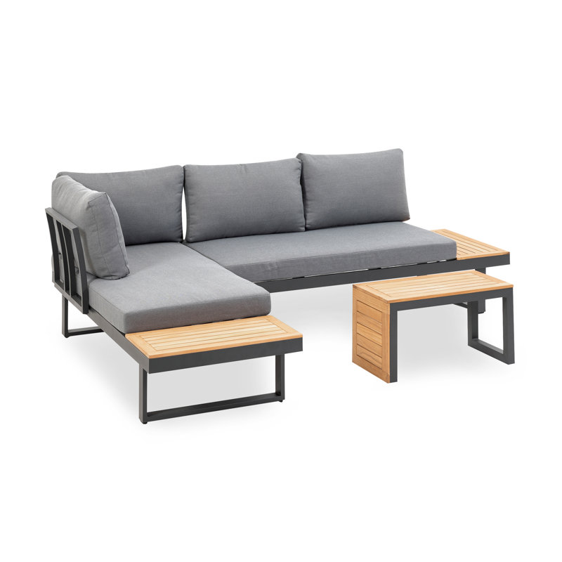 4 - Person Patio Conversation Set with Cushions
