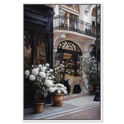 «Leopard Jewellery», reproduction d'art sur toile par Art Remedy