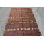 Kilim, tapis turc, tapis en laine, tapis rétro, tapis de décoration intérieure, grand tapis rouge de 5 pi x 11,5 pi
