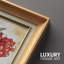 Red Wildflower White Roses - Ensemble de 2 peintures sur toile encadrées-86450475
