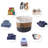 Fabric Laundry Hamper with Handles-1971074841