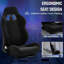 Anman Immersive Racing Simulator Cockpit，Steering Wheel Stand with Black Seat & TV Stand Fit for Logitech/Thrustmaster/Fanatec，Not Included Wheel,Pedal & Handbrake