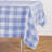 Buffalo Check - 100% Pure Linen Tablecloth-110424407-110424412