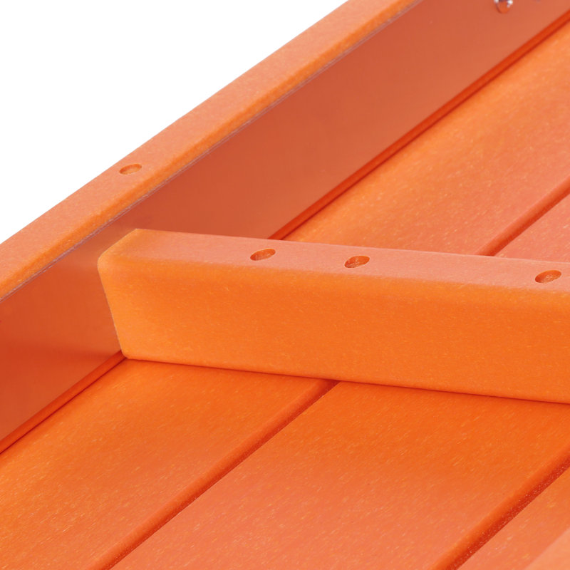 Console d'extérieur rectangulaire L 16,65 po x l 55 po Laguna, Orange