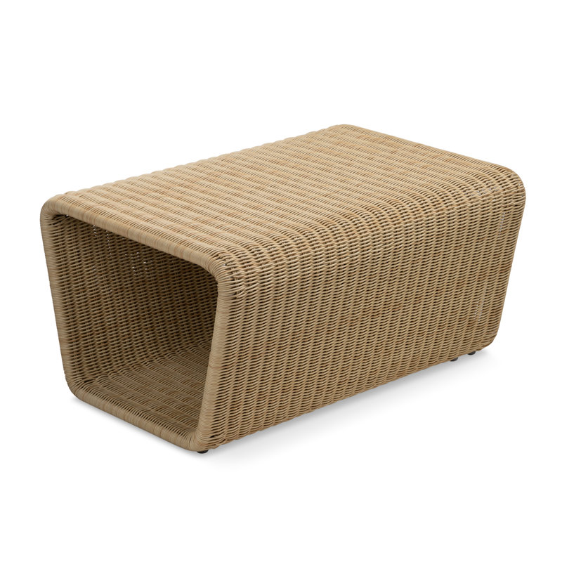 Lola Outdoor Ottoman, Natural