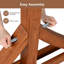 Portique en bois pour porche et jardin, brun-1047787493
