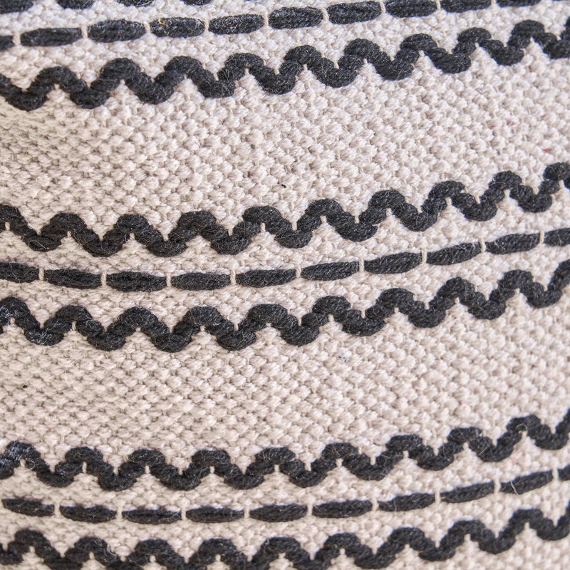 Lani Handcrafted Fabric Pouf