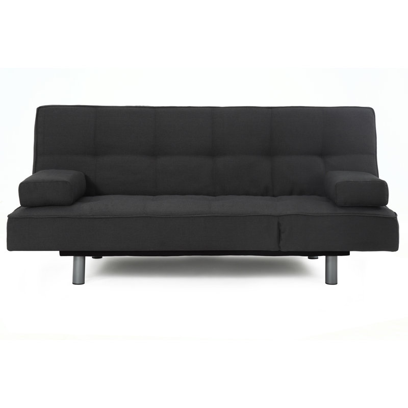 Core 74.4'' Upholstered Sofa, Ebony