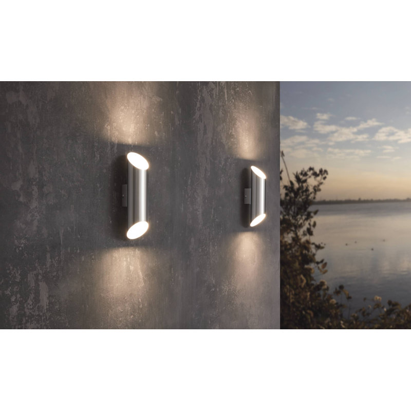 Lilyanna 2 - Bulb 14cm H, Stainless steel and white