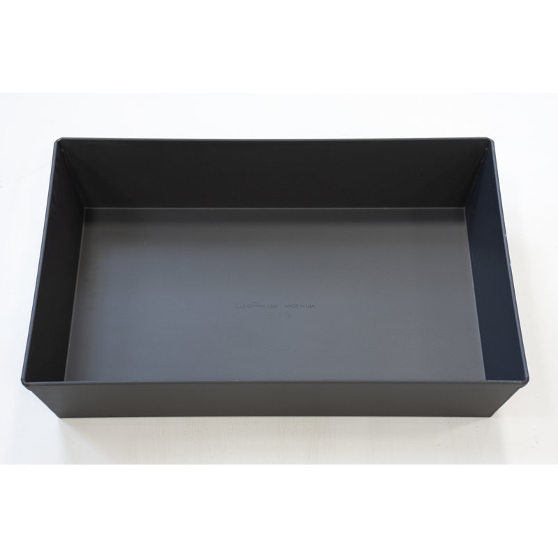 Pre-Seasoned Rectangular Hard-Anodized Aluminum Pizza Pan