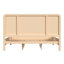 Ensemble de chambre à coucher en bois de ronce 3 pièces Cora-126295137