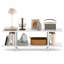 Étagère polyvalente à 2 niveaux H 16,22 po x l 47,24 po x P 11,6 po Castilla-347317278
