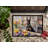 Decorating Easter Doberman Pinscher Doormat-112770267