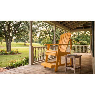 Chaise bistro Adirondack avec repose-pieds encastré Weathercraft