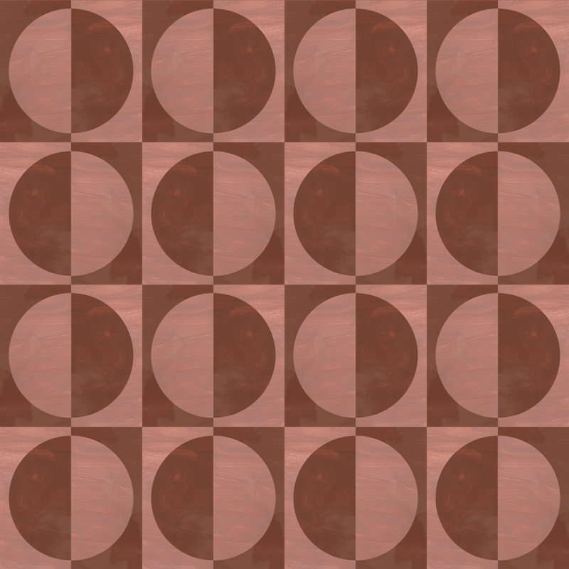 Glass Half Full Wallpaper, Clay, Self-Adhesive