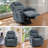 Weona 35.43" W Power Recliner, Liftable, Massage, Heater, Cup Holder-94321567