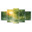 Bensville - ensemble de reproductions d'art mural en bambou
