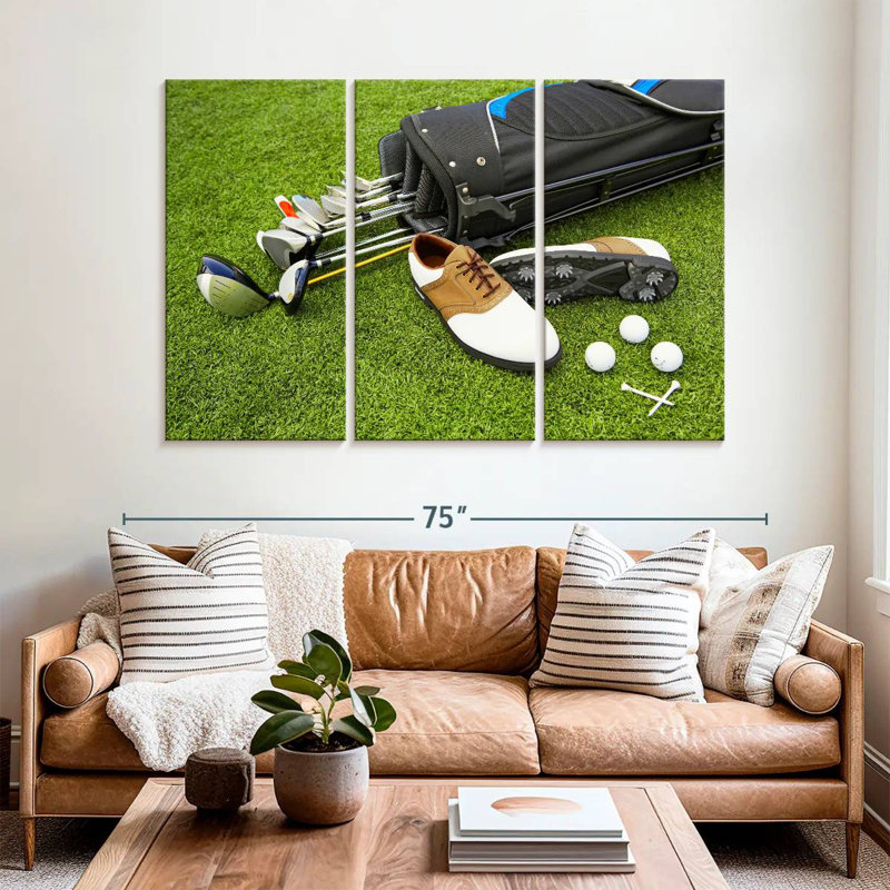 Ensemble de matériel de golf, H 42 po x l 65 po