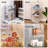 2Pcs Clear Book Storage Organizer Box, Plastic Stackable Book Display Case With Magnetic Door, Assemble Storage Showcase For Toy Dolls, Books, Shoes Organizing