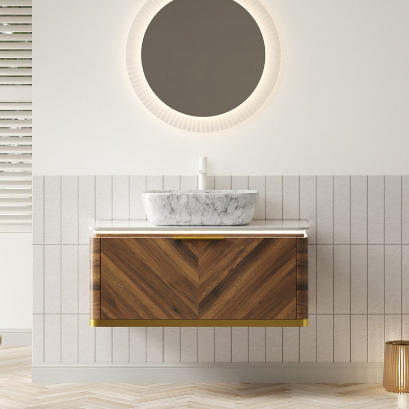 Meuble-lavabo flottant avec tiroir